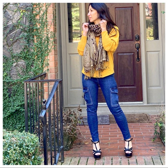 #23 ✨LAST ONES✨PARIS✨Cargo side pockets Skinny Jeans - Picture 6 of 8